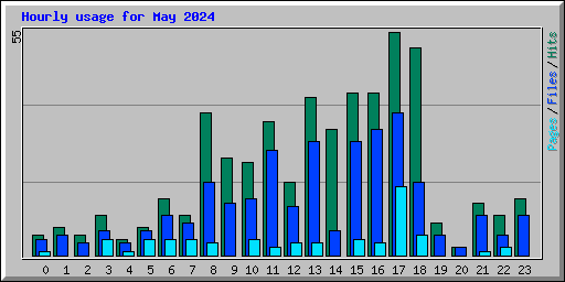 Hourly usage for May 2024