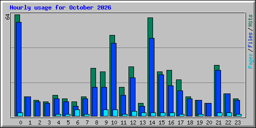 Hourly usage for October 2026